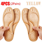 4D Massage Warm Pile Shoes Insoles Super Soft Latex Sports Insole for Feet Running Basket Shoe Sole Arch Support Orthopedic