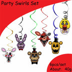 FNAF Five Nights Freddyed Birthday Party Decorations Kids Disposable Tableware Cup Plate Napkin Straw Baby Shower Supplies Event