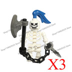 Halloween Scene Building Blocks Skeletons Ghosts Army King Assembled Charactesrs Figures DIY Accessories Bricks Toys Kids Gifts