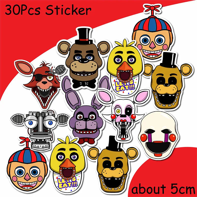 FNAF Five Nights Freddyed Birthday Party Decorations Kids Disposable Tableware Cup Plate Napkin Straw Baby Shower Supplies Event