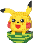 DIY Pokemon Blocks Small Cartoon Mini Building Block Pikachu Charizard Eevee Mewtwo Anime Assemble Action Model Dolls Toys