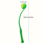 Pet Tennis Ball Launcher Stick - Interactive Outdoor Dog Training Toy, Durable Ball Thrower for Canine Exercise and Play Trainin