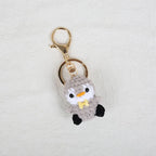 Mini Penguin Crochet Keychain Cute Animal Bag Charm