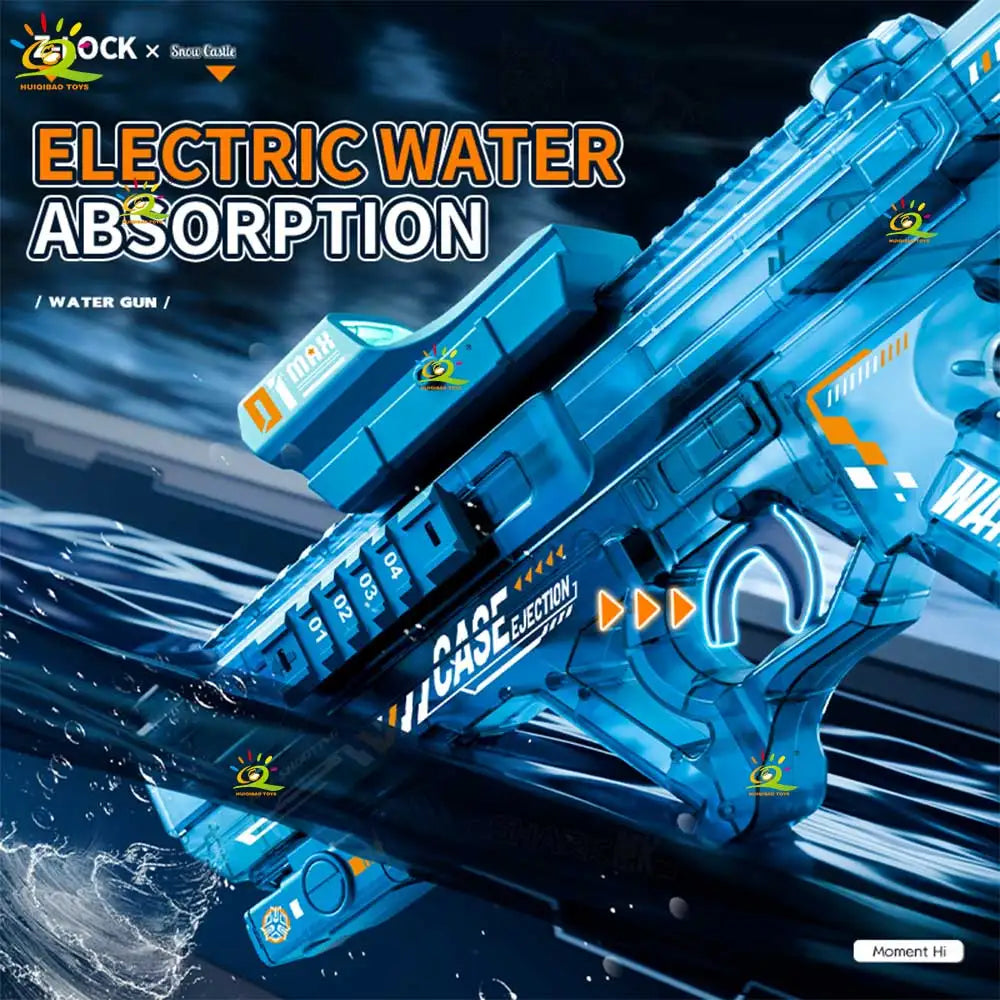 HUIQIBAO Electric Water Gun High-Speed Outdoor Water Blaster