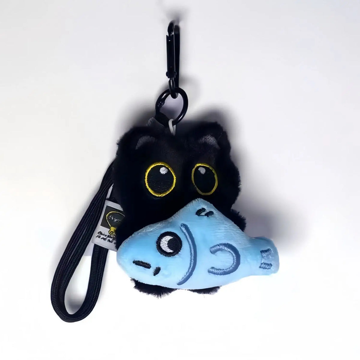 Cute Black Cat Plush Keychain Kawaii Bag Charm