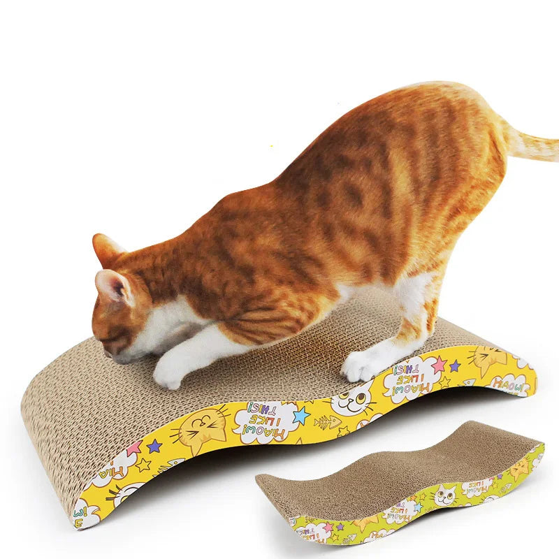 Corrugated Cardboard Cat Scratch Board for Healthy Claws and Play