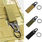 2PCS Tactical MOLLE Hanging Buckle Carabiner Clips for Outdoor Gear