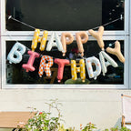 The New 16-inch English Birthday Letter Aluminum Film Balloon Set Is Suitable for Birthday Party Scene Layout Decor