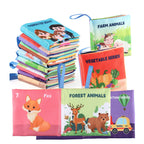 Soft 3D Touch & Feel Baby Cloth Book