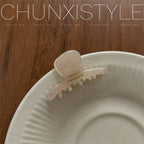 Mini Heart Acetate Hair Claw Clip for Women & Girls
