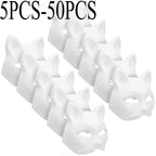 5-50Pcs Cat Fox Mask Halloween Blank Mask Costume for Adults for Holiday Party Role playing accessories
