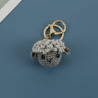 Cute Bear Couple Crochet Keychain Set Mini Animal Doll Charm