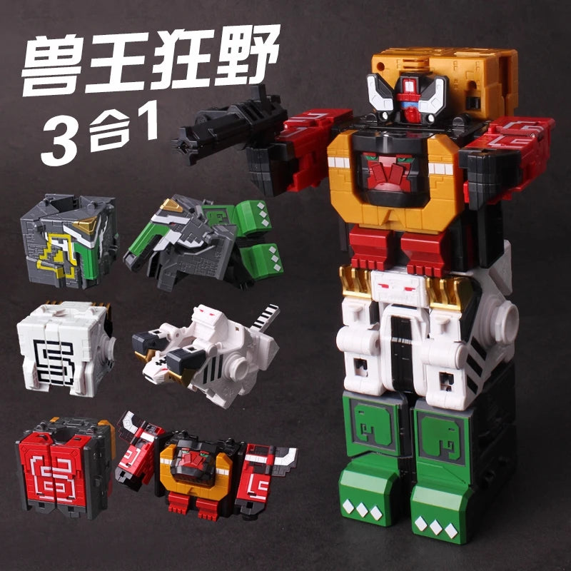 Math Cube Transformation Robot Toy