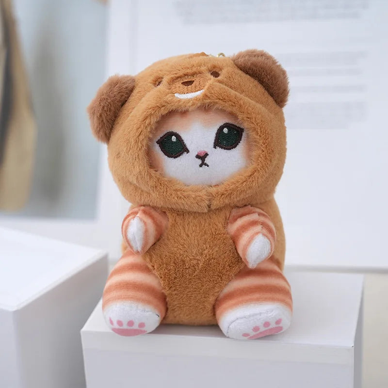 Mofusand Plush Keychain Anime Cat Bag Charm Gift for Collectors