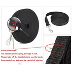 Nylon Extra Long Pet Leash Durable Dog Lead For Dog Recall Training Extended Length Anti Tangle Heavy Duty Pet Leash Outdoor