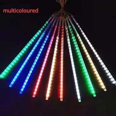 30cm /50cm Waterproof Meteor Shower Rain 8 Tube LED String Lights For Outdoor Holiday Christmas Decoration Tree EU/US/AU/UK Plug