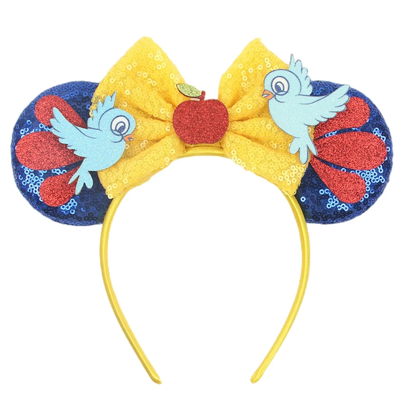 Sequin Mouse Ears Bow Headband for Women & Girls
