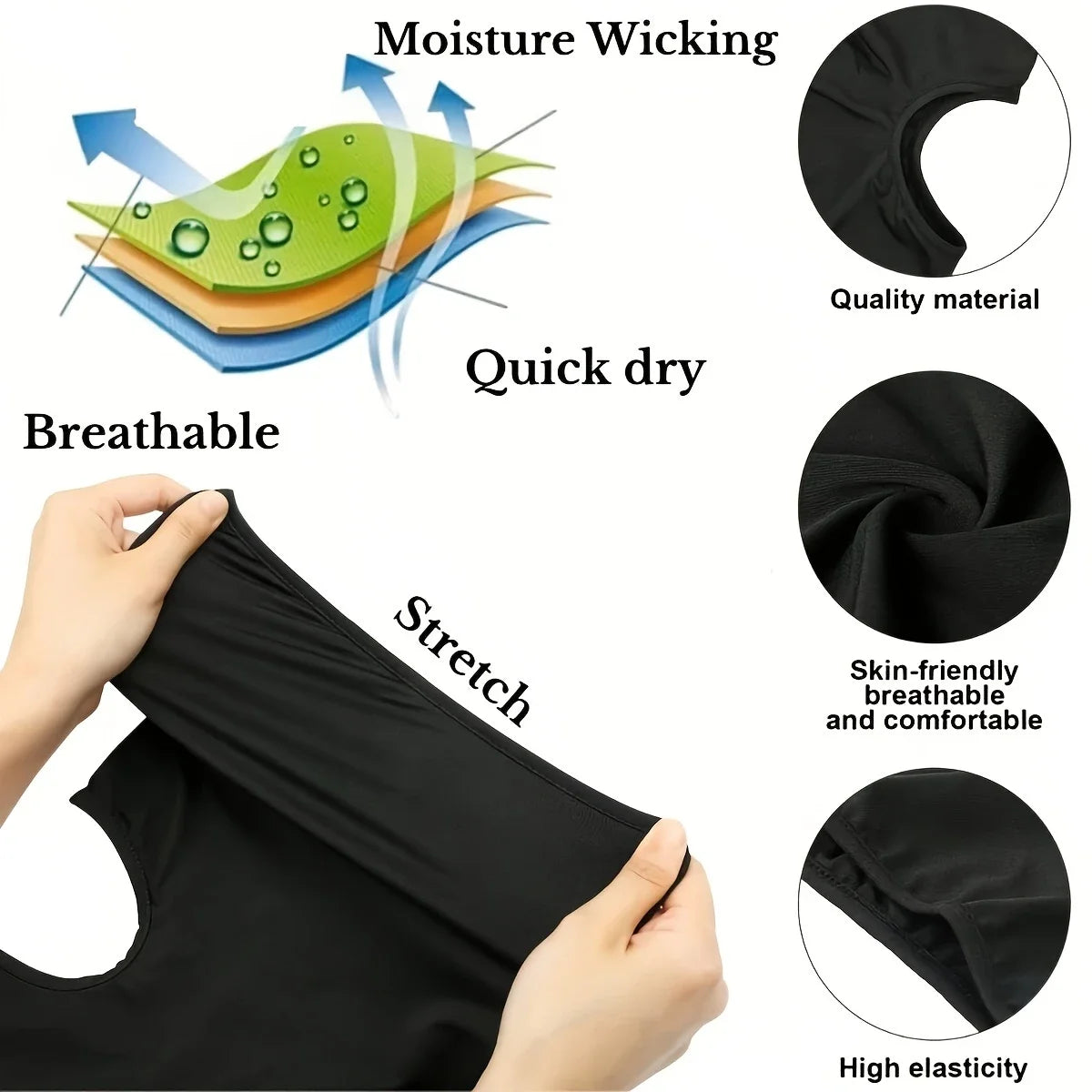 3 Pack Quick Dry Balaclava Face Mask for Outdoor Sports Comfort