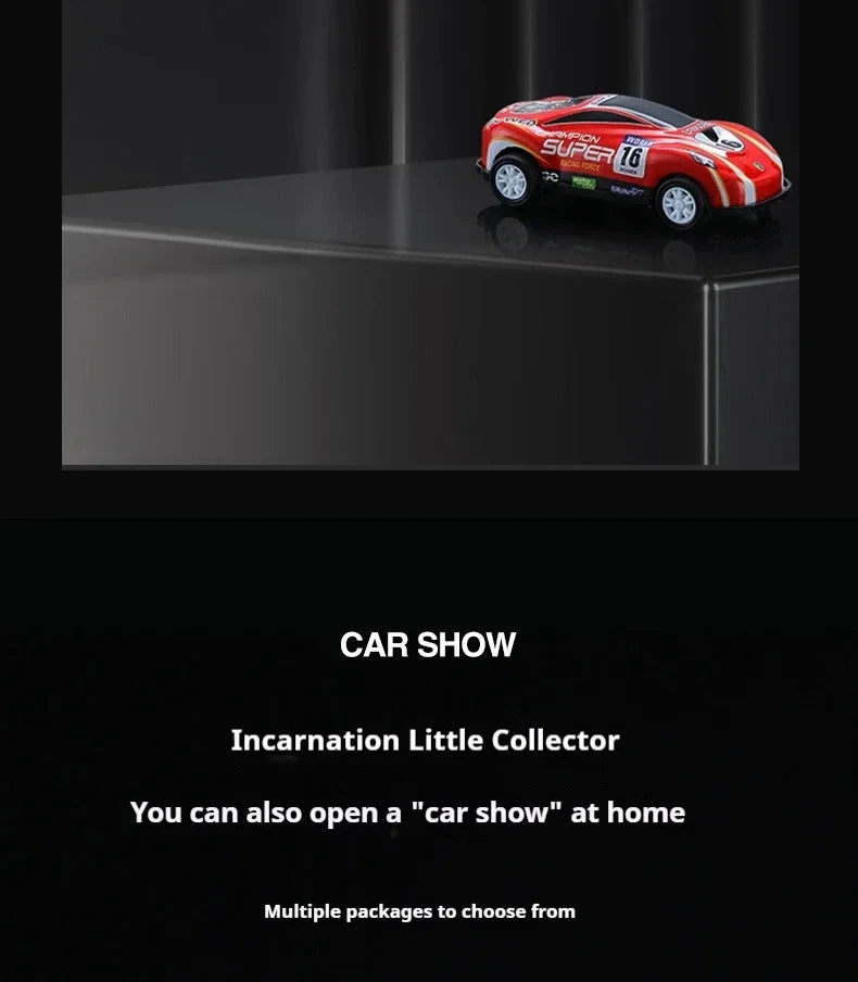 Mini Alloy Diecast Car Set – Pull Back Racing Toy Cars with Storage Box