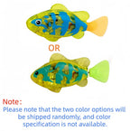 Baby Bath Light-Up Sensor Electric Small Fish Playing in Water Pet Fish Swimming Fish Can Swim Realistic Clownfish Toy