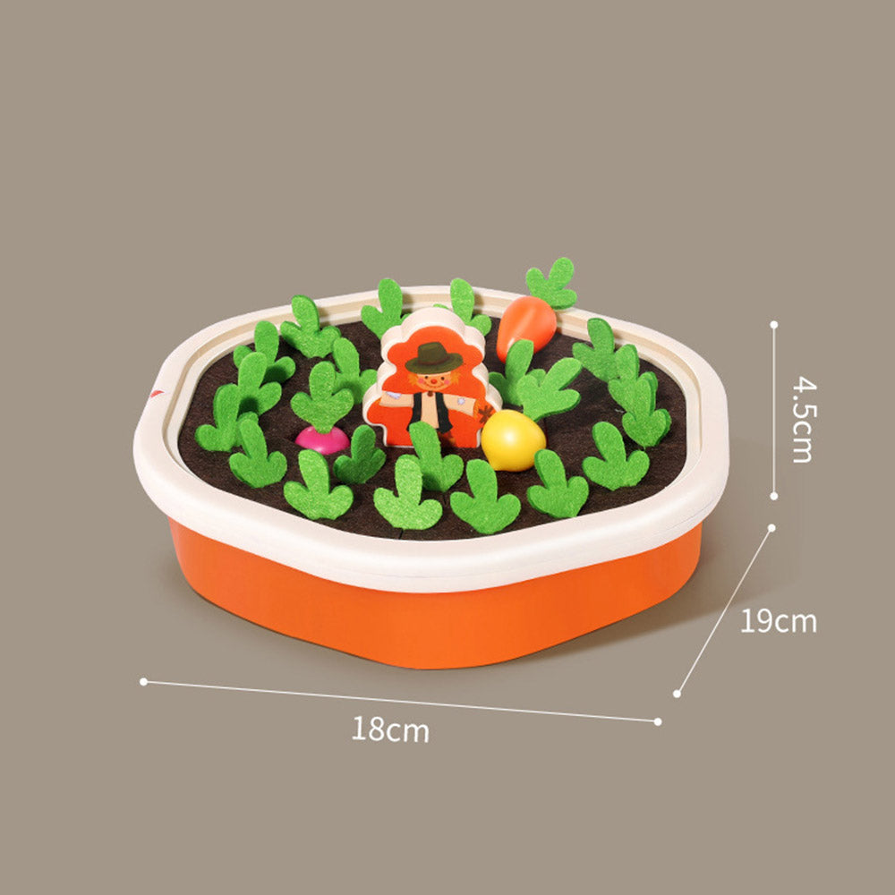 Montessori Pull Radish Carrot Harvest Matching Toy for Kids Fun
