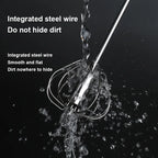 Stainless Steel Semi Automatic Egg Beater – Manual Push Whisk Mixer