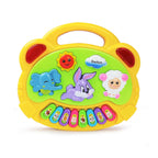 Kids Cartoon Piano Keyboard with Animal Sounds & Flashing Lights