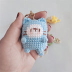 Exquisite Kitten Crochet Keychain Cute Cat Bag Charm
