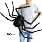 Halloween Big Plush Spider Halloween Decoration Party Props Outdoor Big Spider Decoration Chamber Trick A Prank  Big Spider
