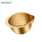 304 Stainless Steel Rice Washer Strainer Bowl – Multi-Purpose Drain Colander
