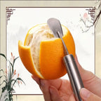 Stainless Steel Orange Peeler – Citrus Fruit Slicer & Easy Peel Removal Kitchen Tool