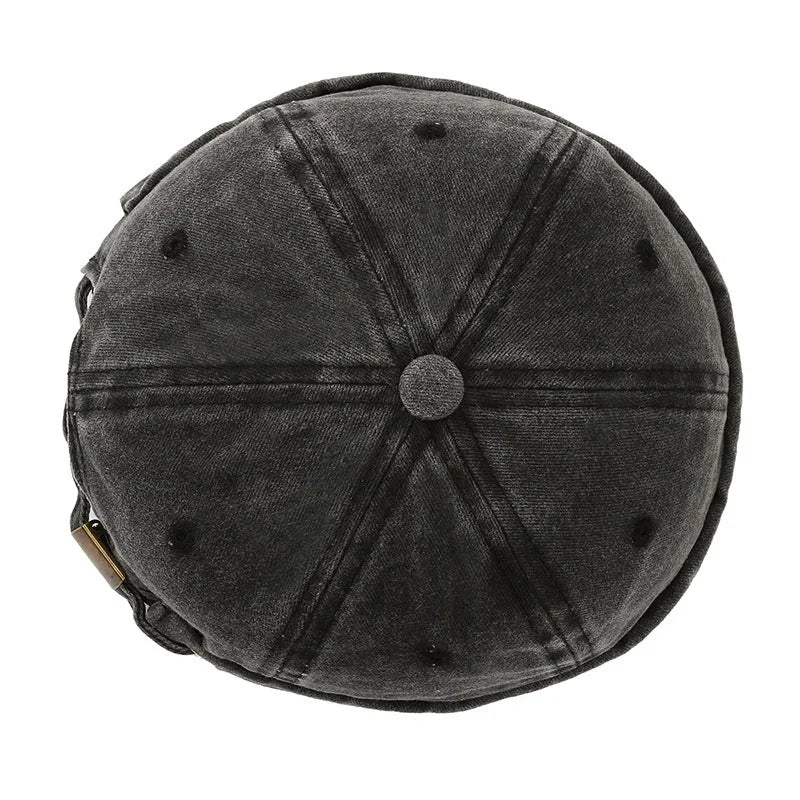 Street Style Washed Hip Hop Baseball Cap for Everyday Casual Wear