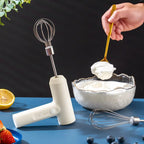 Wireless Electric Food Mixer with 3-Speed Portable Hand Mixer