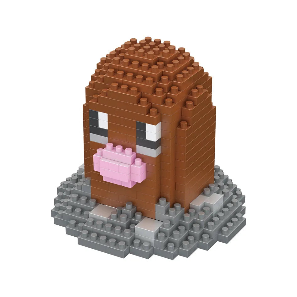 Pokemon Building Blocks Small Cartoon Mini Block Pikachu Charizard Eevee Mewtwo Anime Assemble Action Model Dolls Boys Toys