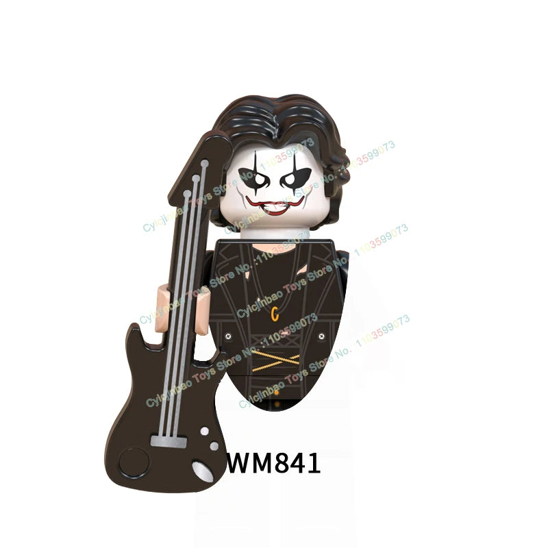 WM6075 WM6101 WM6102 Horror Movie Action Figure Building Blocks Halloween Series Character Accessories Model Brick Toys For Kids