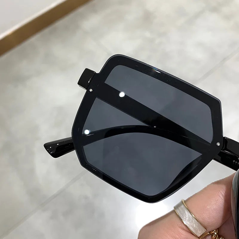 Big Frame Vintage Square UV400 Sunglasses for Men & Women