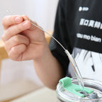 Drinking Straw Cleaning Brush Kit Reusable Tube Pipe Cleaner Nylon Stainless Steel Long Cleaning Brushes for Baby Cup Bottles