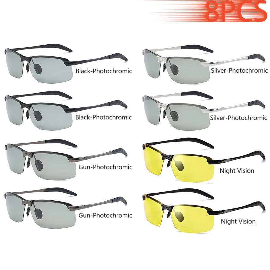 Photochromic Polarized UV400 Driving Sunglasses for Men
