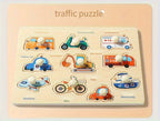 Montessori Geometry Shape Matching Puzzle Board