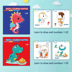 Kids Line Drawing & Number Learning Doodle Activity Book