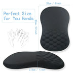 Ergonomic Wrist Support Mouse Pad Memory Foam Non-Slip Mat for PC & Laptop
