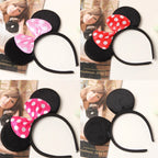 Mouse Ears Sequin Bow Headband for Kids & Moms