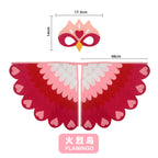 Kids Bird Cosplay Costume Wings Cape with Mask – Animal Outfit