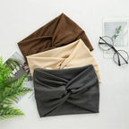 Twisted Extra Wide Turban Workout Headband for Women