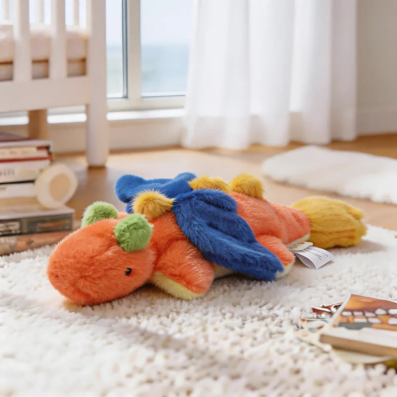 Cute Flying Dragon Plush Toy Soft Stuffed Dragon Doll for Kids