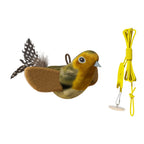 Interactive Wall Hanging Bird Cat Toy with Catnip for Indoor Play