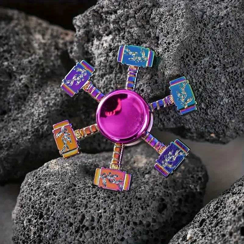 Colorful Metal Fidget Spinner – Stress Relief Toy
