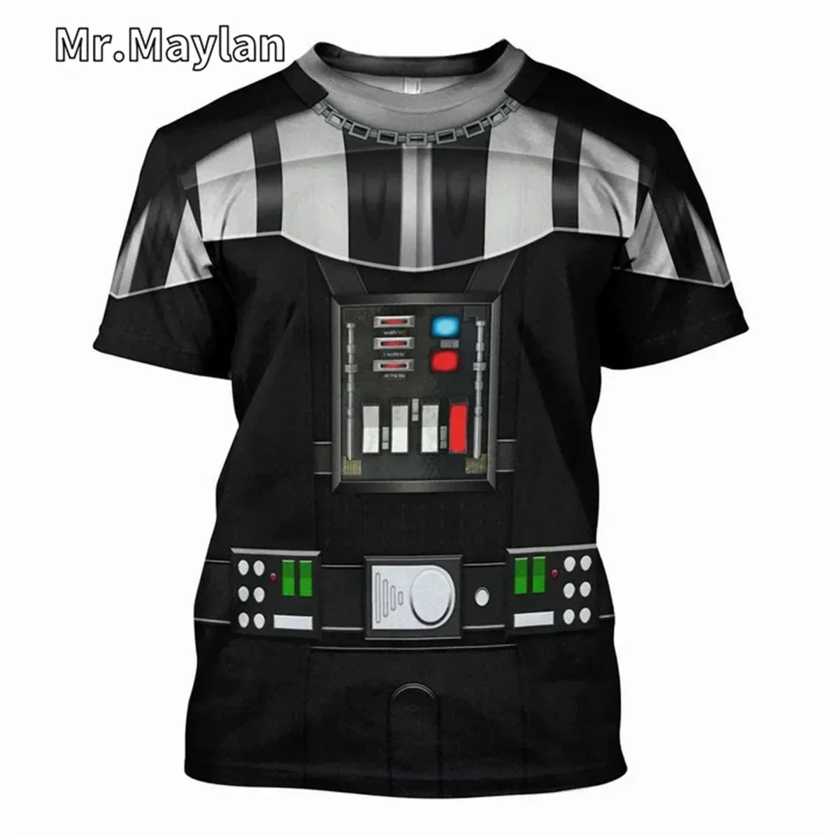 Darth Vader 3D Print Sport Quick-dry Breathable Men T-shirt Outdoor Street Cosplay Parent-child Short Sleeve Clothing Top Summer