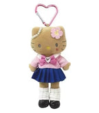 New Product In Stock Japanese Love Button Kt Cat Plush Toy Doll Pendant Cute Bow  Heart Plush Bag Pendant Surprise Gift