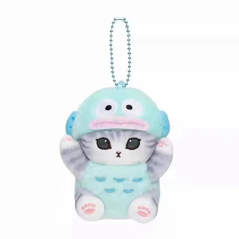 Mofusand Anime Plush Keychain Cute Cat Bag Charm